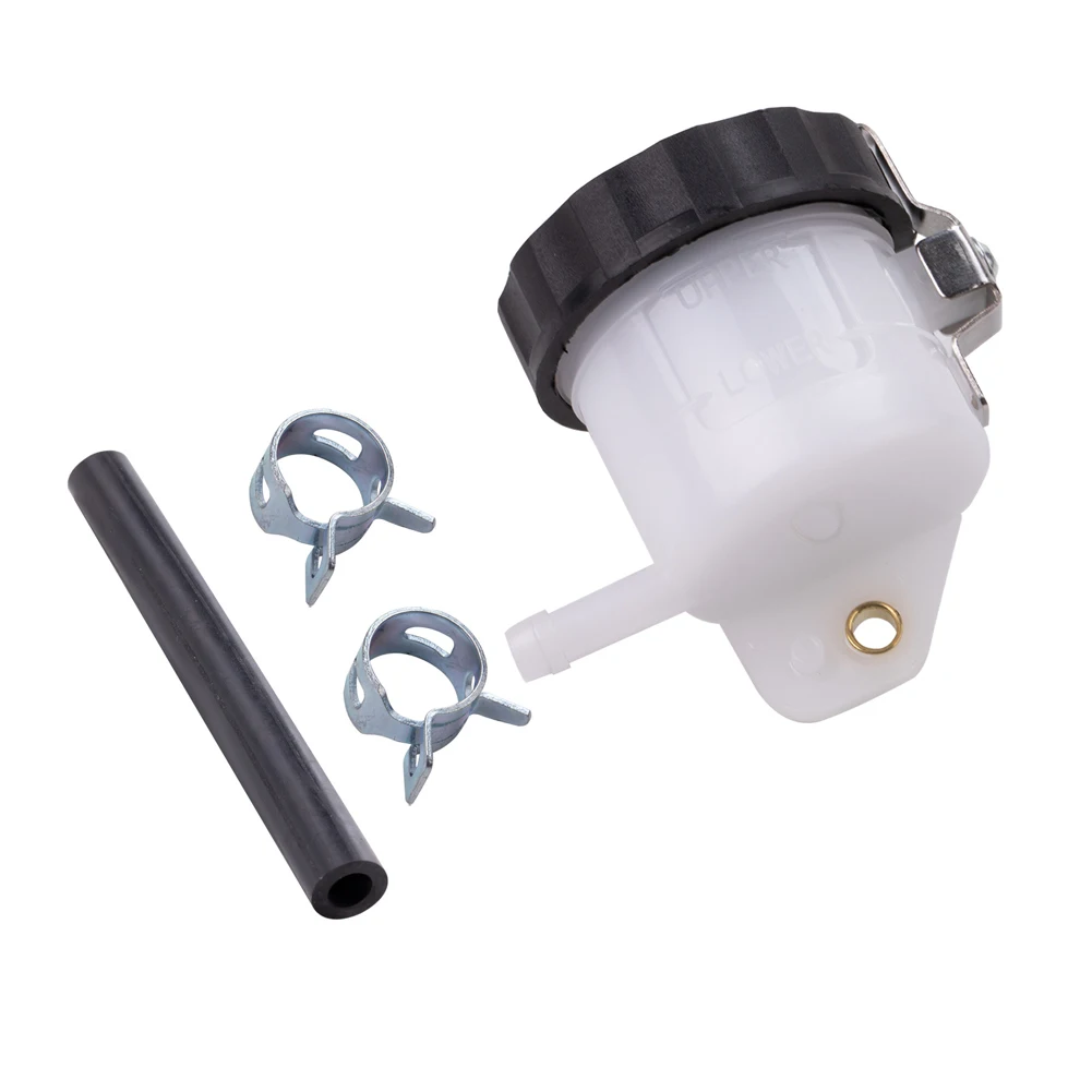 Brake Pump Oil Jug Brake Master Cylinder Fluid Reservoir Fluid Bottle Reservoir for Kawasaki ZX6R 1998-2018 ZX10R 2004-2018