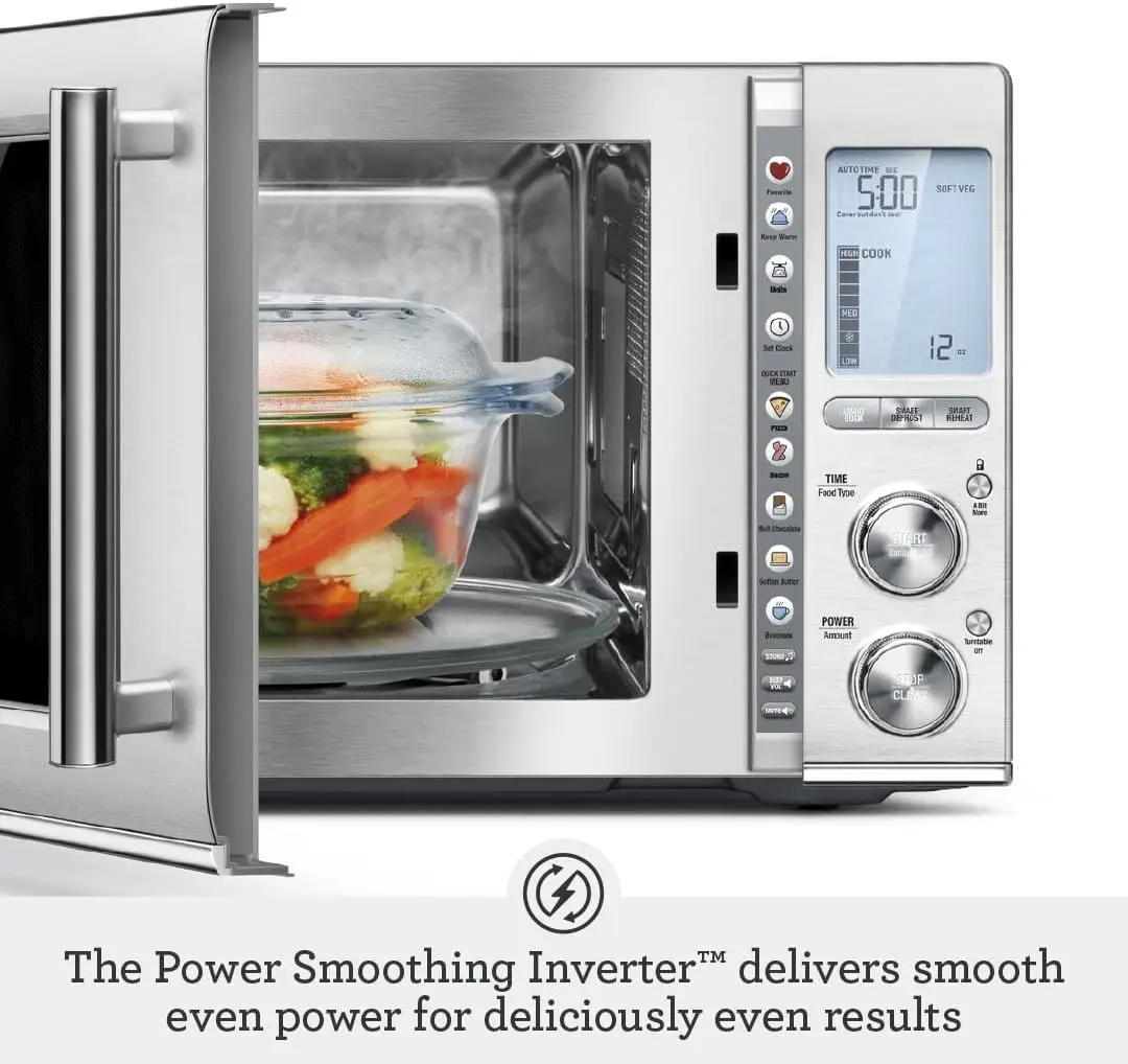 RM-BMO850BSS1BUC1 Smooth Wave Microwave (Certified Remanufactured) The Smooth Wave automatically adjusts power intensity 3