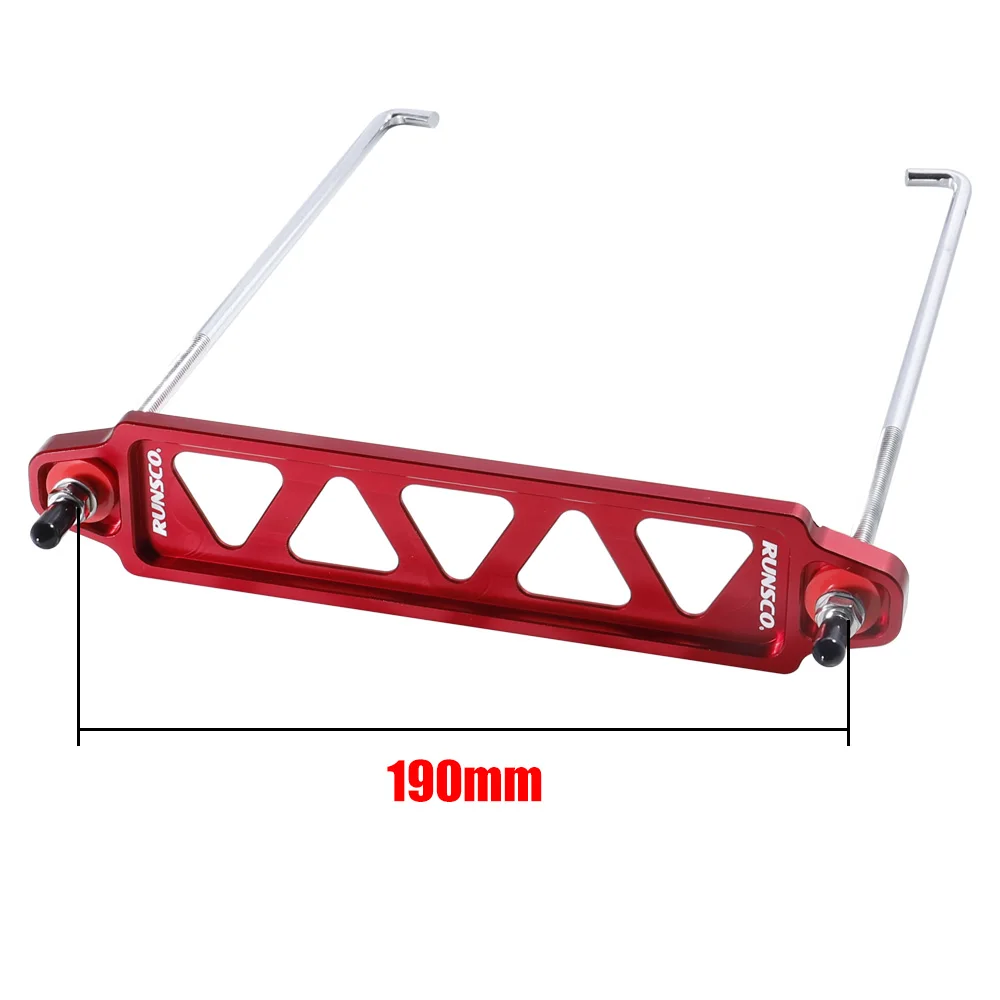 Battery Tie Down Bracket Aluminum Car Battery Fasten Holder 190mm