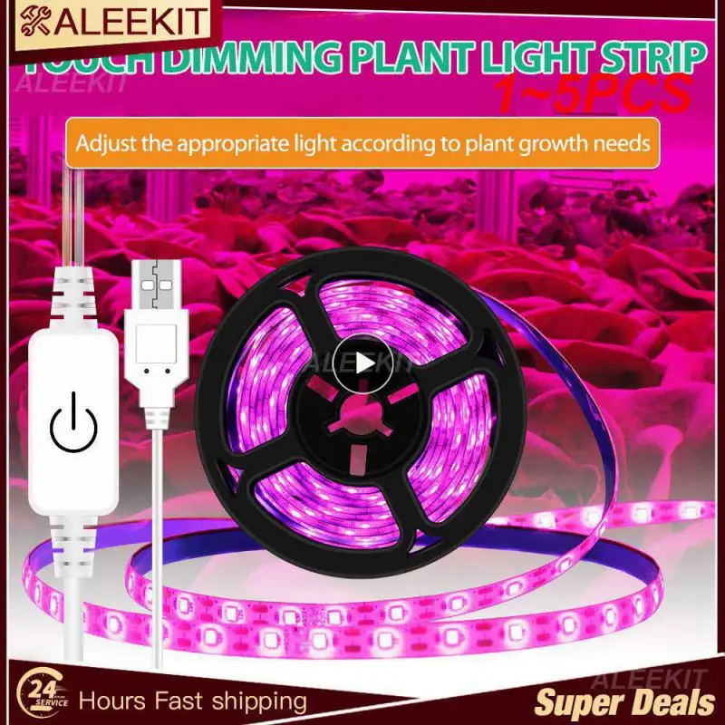 

1~5PCS Phyto Lamp Full Spectrum Plant Growth Light Led Grow Strip Light Greenhouse Phytolamp for Plants Hydroponics Growing