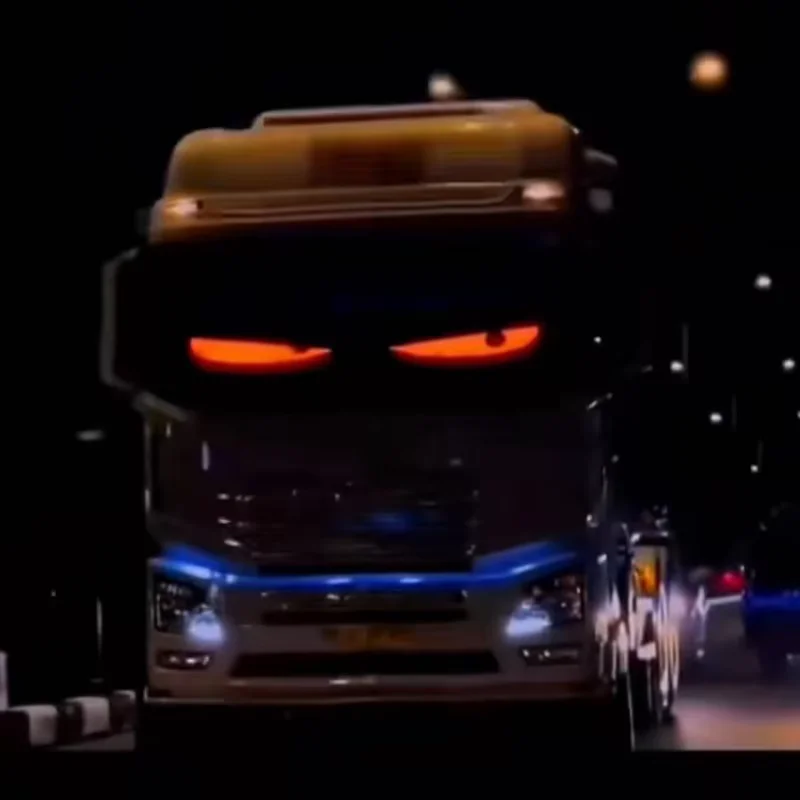 Truck Windshield Remote Control Flexible LED Eye Animation Display: A ...