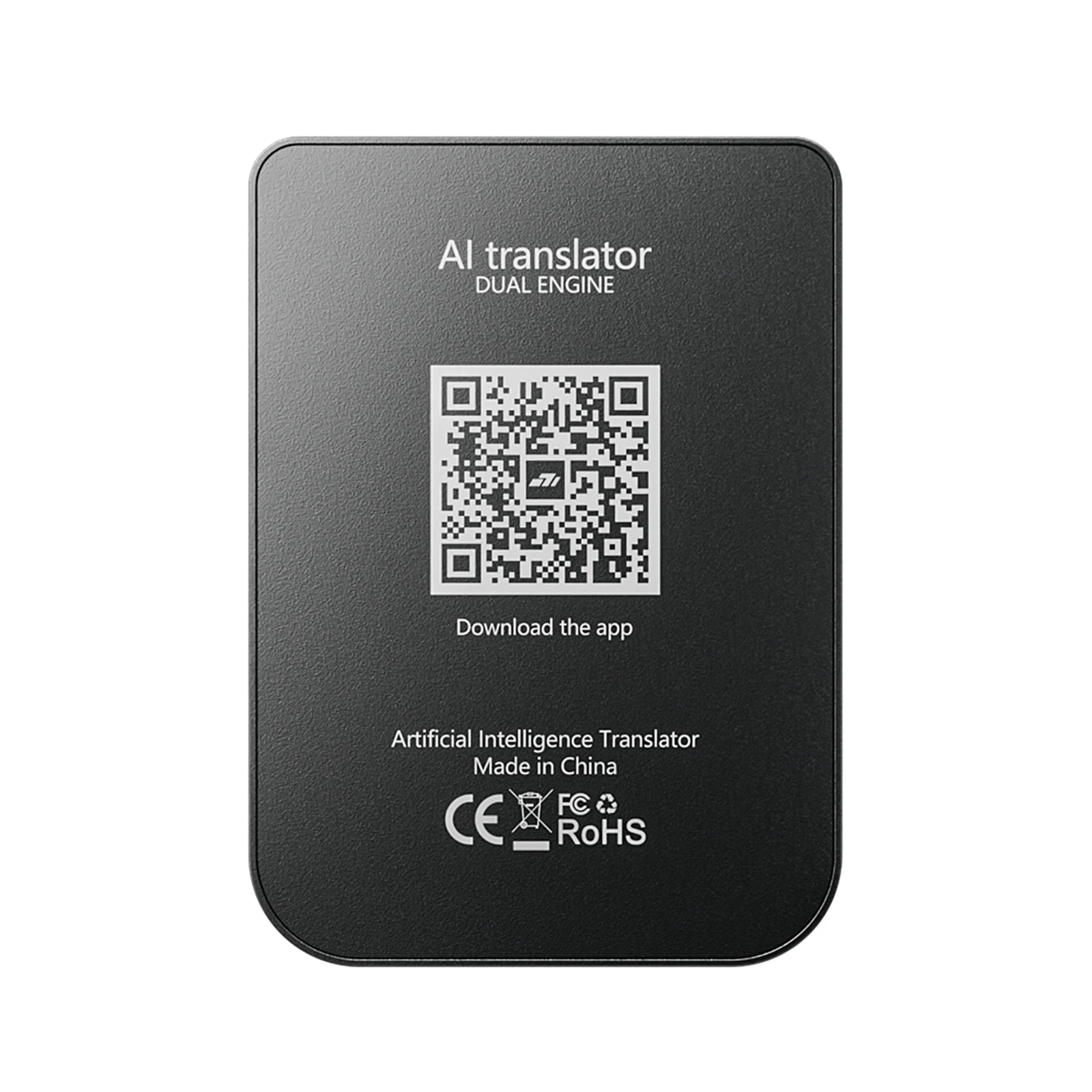 AI 자기 번역기 충전식 다국어 전자 사전 BT5.0 사무용 비즈니스용 초박형 실시간 번역기