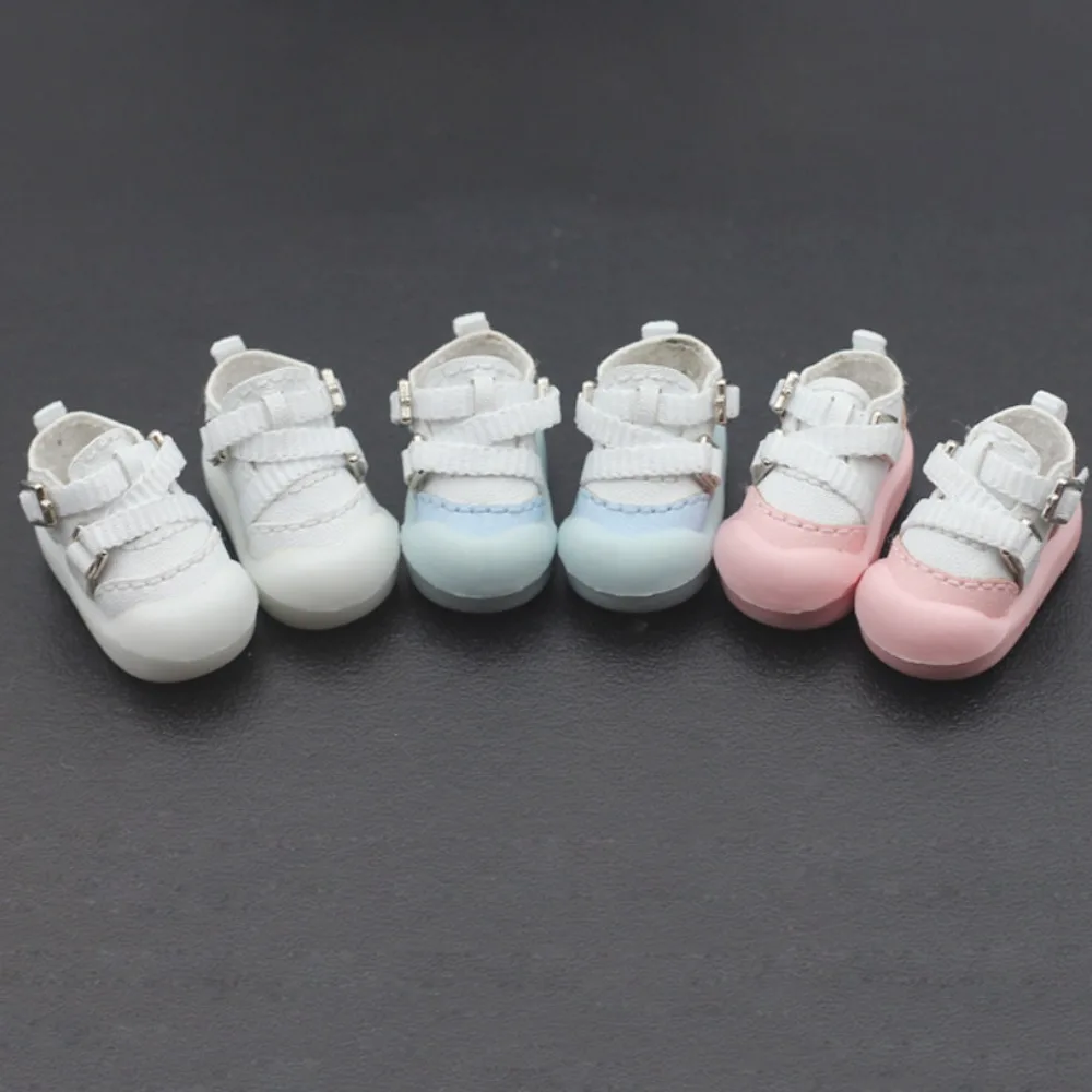Fashion OB11 1/12 Dolls Doll Shoes BJD Soft Dolls Soft Glue Shoes Small MJD BJD Doll Shoes Idol Dolls