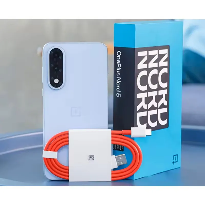 OnePlus Nord 5 Smartphone Snapdragon 8S Gen 3 Global Version 50MP LYT-700 Camera 1.5K AMOLED Display 144 Hz OxygenOS 15