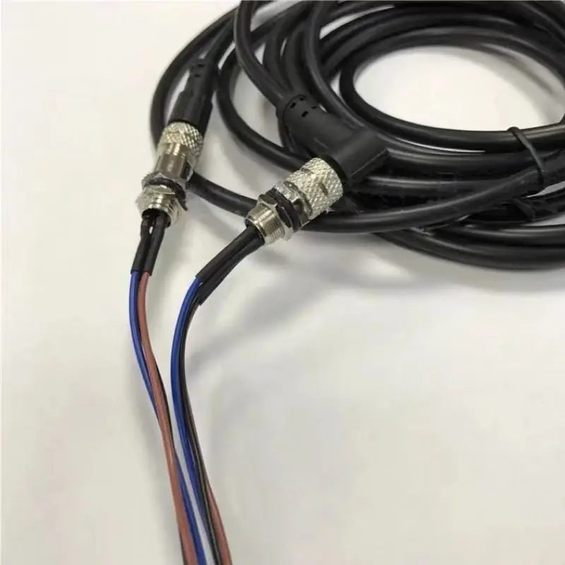 20mm Verlängerung Kabel Wasserdichte Löten Männlichen Buchse Sensor  Luftfahrt Jack M8 Draht Stecker 3Pin 4Pin 5Pin