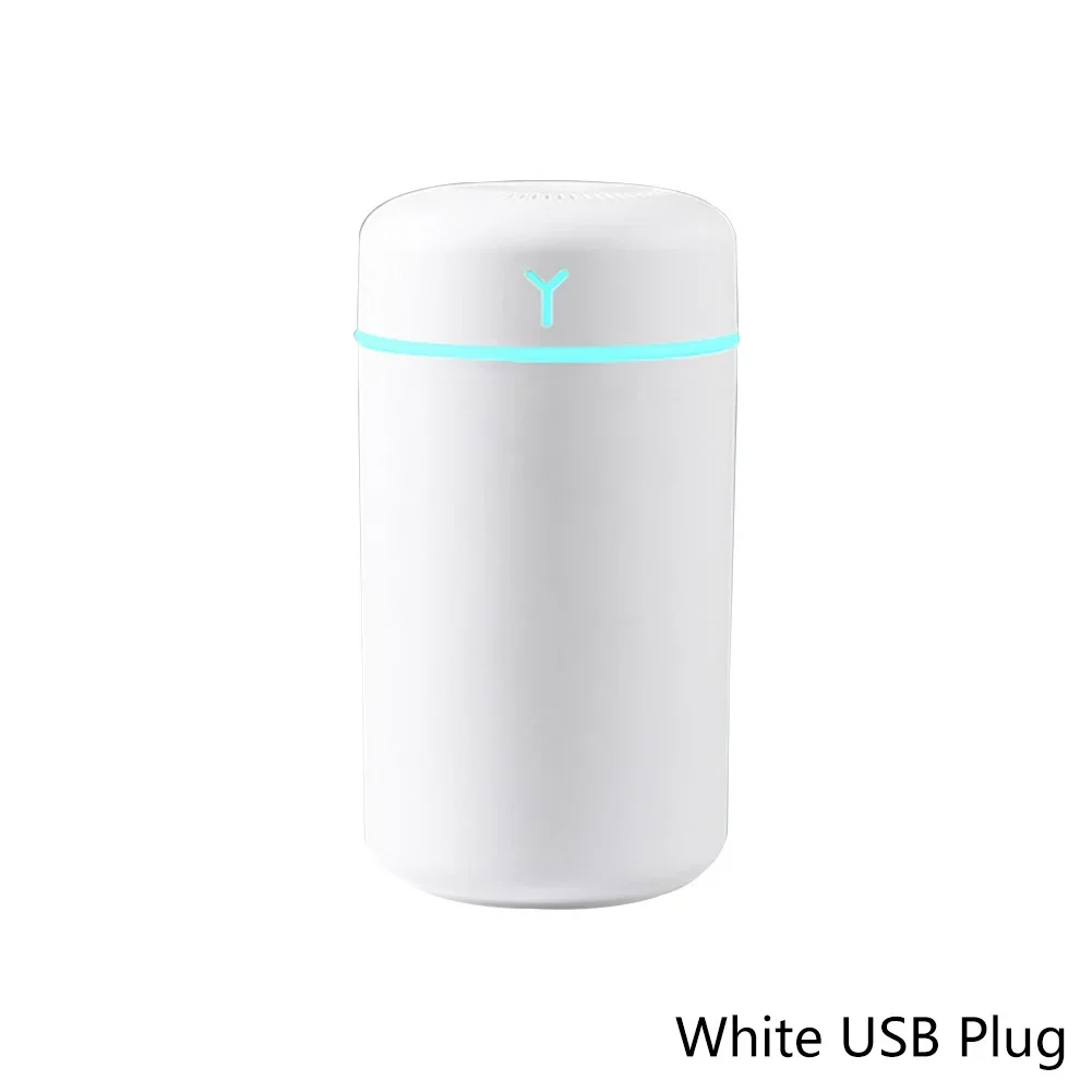 Humidificador de aire portátil, humidificadores de aceites esenciales para el hogar y el coche, pulverizador de niebla fría, purificador de fragancia, difusor de perfume de 420ML