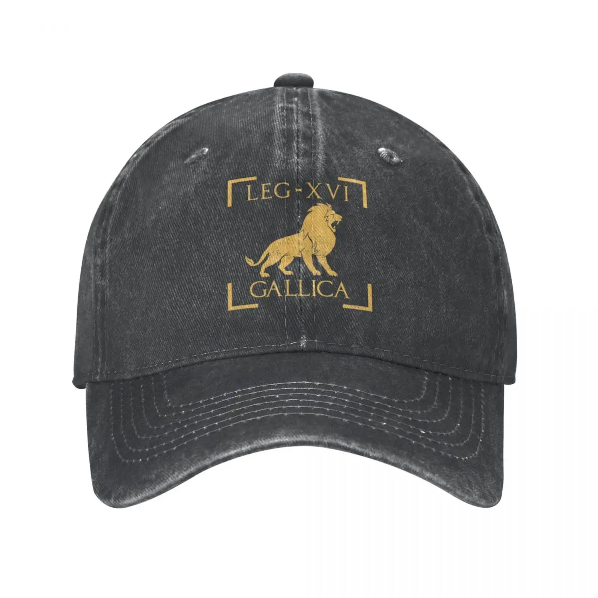 

Legio XVI Gallica Lion Emblem Roman Legion Cowboy Hat Beach fishing hat Vintage Women Beach Fashion Men'S