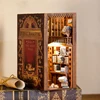 CUTEBEE Book Nook Kit DIY Doll House with LED Light Bookshelf Insert Eternal Bookstore Model Collection Series For Birthday Gift 5