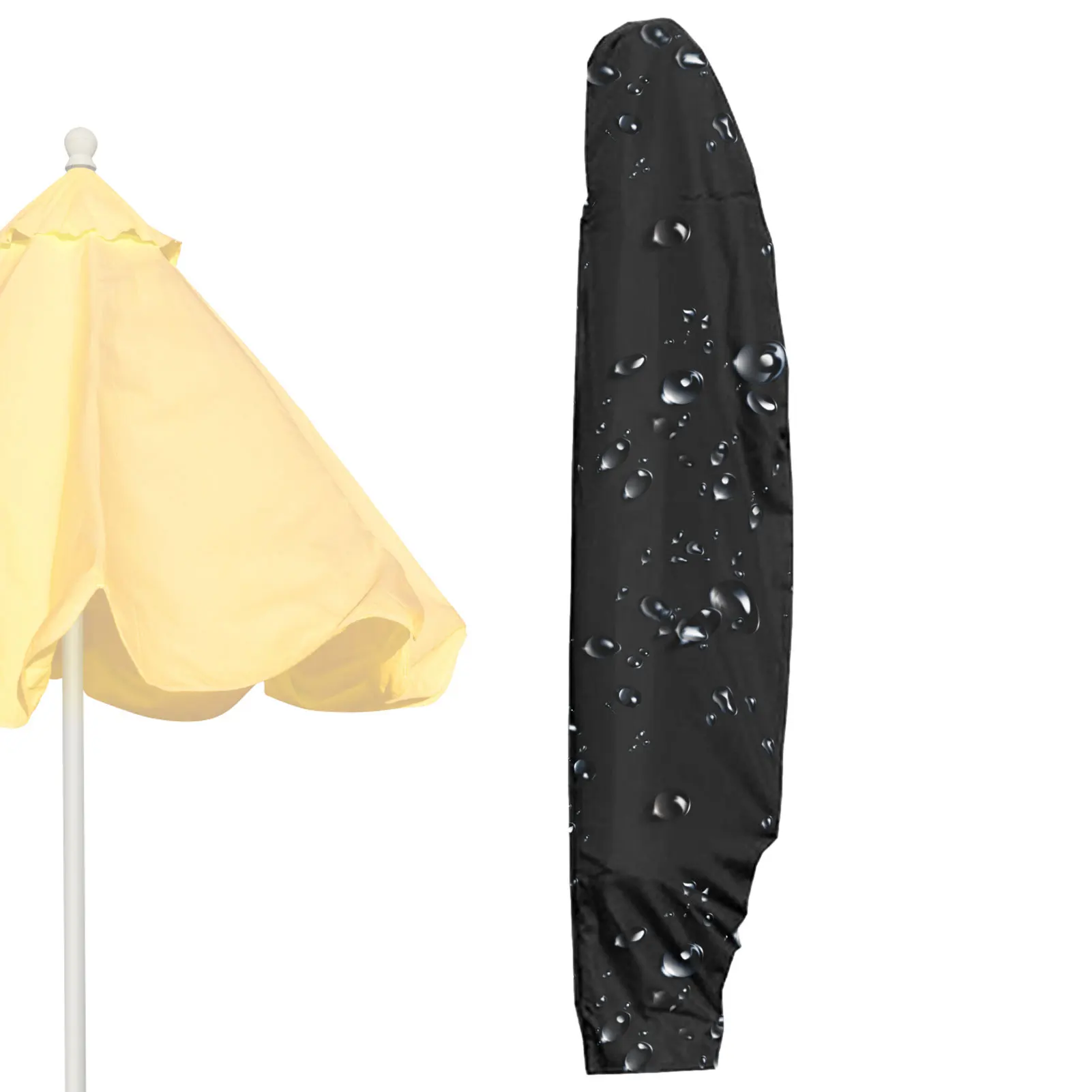 Outdoor Umbrella Cover with Unique Zipper Design & Easy to Put on the Umbrella with Tough Waterproof Breathable Material