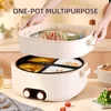 Household Large Capacity Electric Chafing Dish Four-Grid Multifunctional Integrated Hot Pot Electric Caldron 2