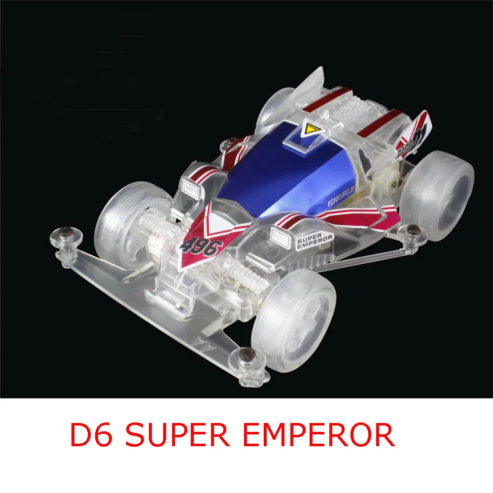 ドラゴン AA 1/32 Mini 4WD Car Transparent Clear Body w T5 Chassis