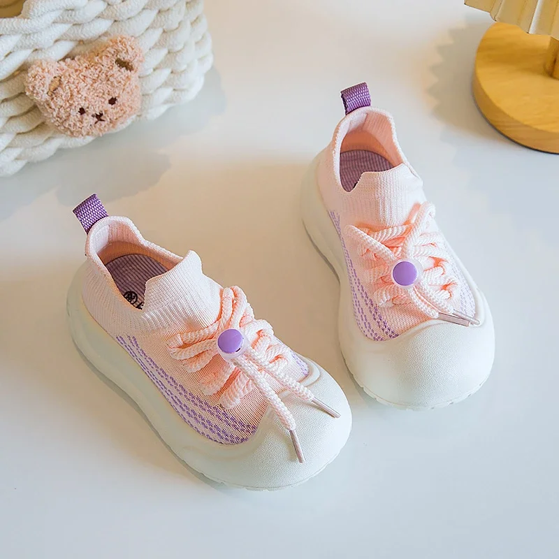Casual Patchwork Kids Sneakers for School and Running