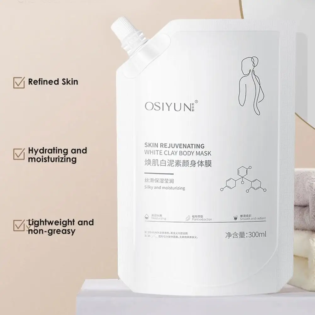 

White Clay Body Mask Whitening Moisturizing Body Skin Whole All Cream Brightening Over Body Body The White Tone Availa