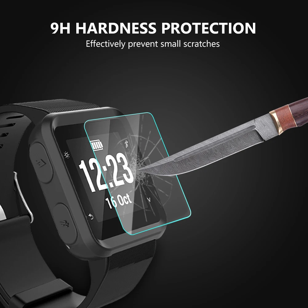 Garmin Forerunner 35 Vivoactive HR 스마트 시계 화면 보호기 유리 화면 용 1/2/3 Pcs 화면 보호 필름 강화 유리