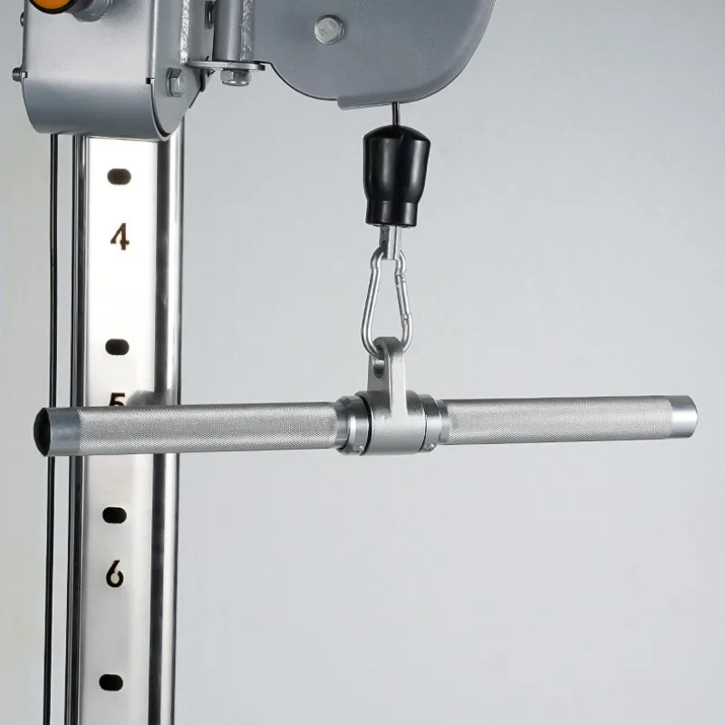 Lat In Alluminio Pull Down Straight Bar Antiscivolo Canottaggio T-Bar Puleggia Rotante Attacco Macchina Home Gym Allenamenti Maniglia