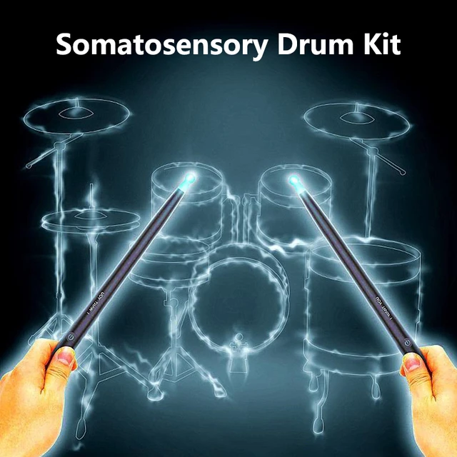 AeroBand PocketDrum 2 Plus Air Drum Sticks Electronic Drumstick With Light  Portable Tutorial Game For Kid Somatosensory Drum Set - AliExpress