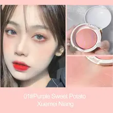 

Dessert Dumplings Blush Palette Skin Brighten Natural Long Tint Blusher Lasting Cheek Powder Cosmetics Orange Pink Makeup Q8S9