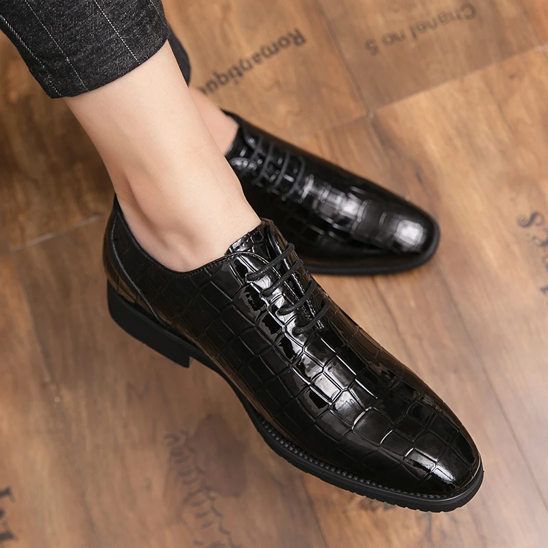 

Классические мужские туфли-оксфорды, европейский стиль, деловые, кожаные, повседневные