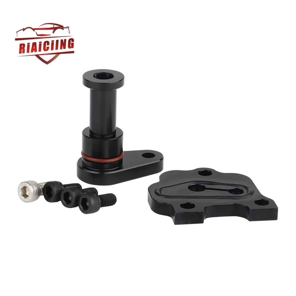 Blocco Solenoide Billet Motore Piastra Di Spegnimento Combo Per Honda Civic K20 K24 K Serie Rsx Tl Elettrovalvola Di Alimentazione Billet In Acciaio