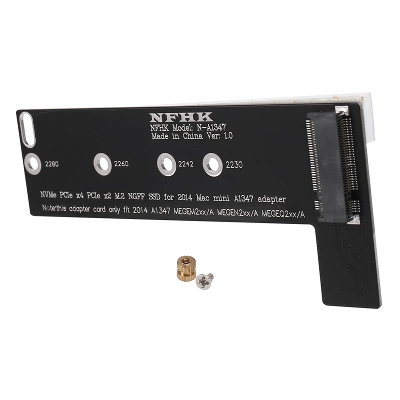 Nvme Pcie X4 M.2 Ngff To Late 2014 Mini A1347 M.2 Ngff Megen2 Megem2 Adattatore Per Scheda Convertitore Ssd Megeq2