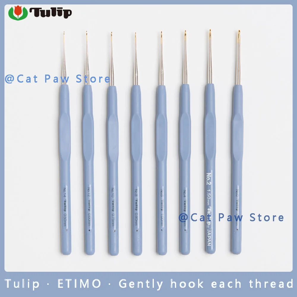 Original Tulip Crochet Hook Needle Embroidery Needles Diy Knitting Hook Crochet Accessories Tool 1Piece