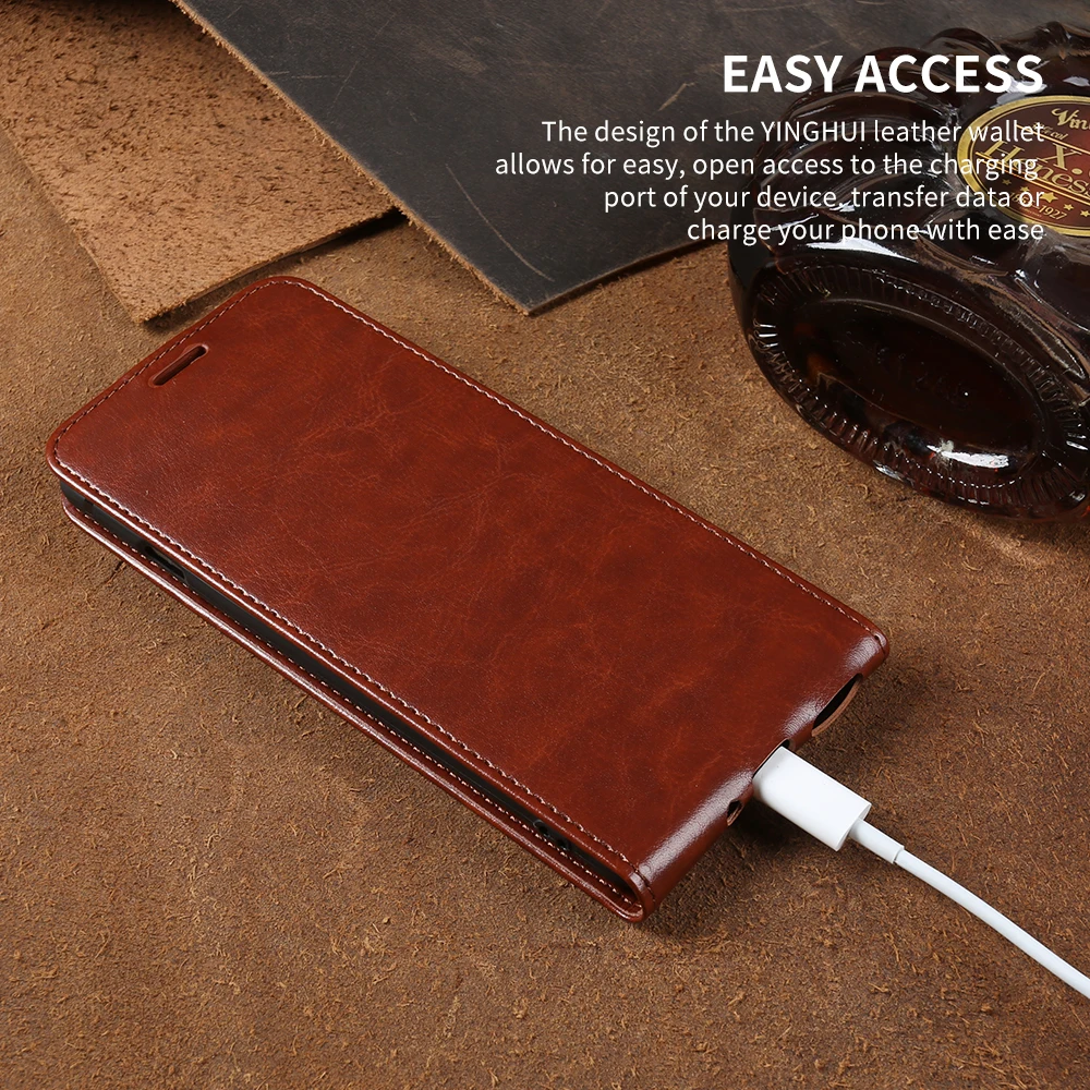 Luxurious Leather Business Case with Card Slot - Sleek and Sophisticated Cover