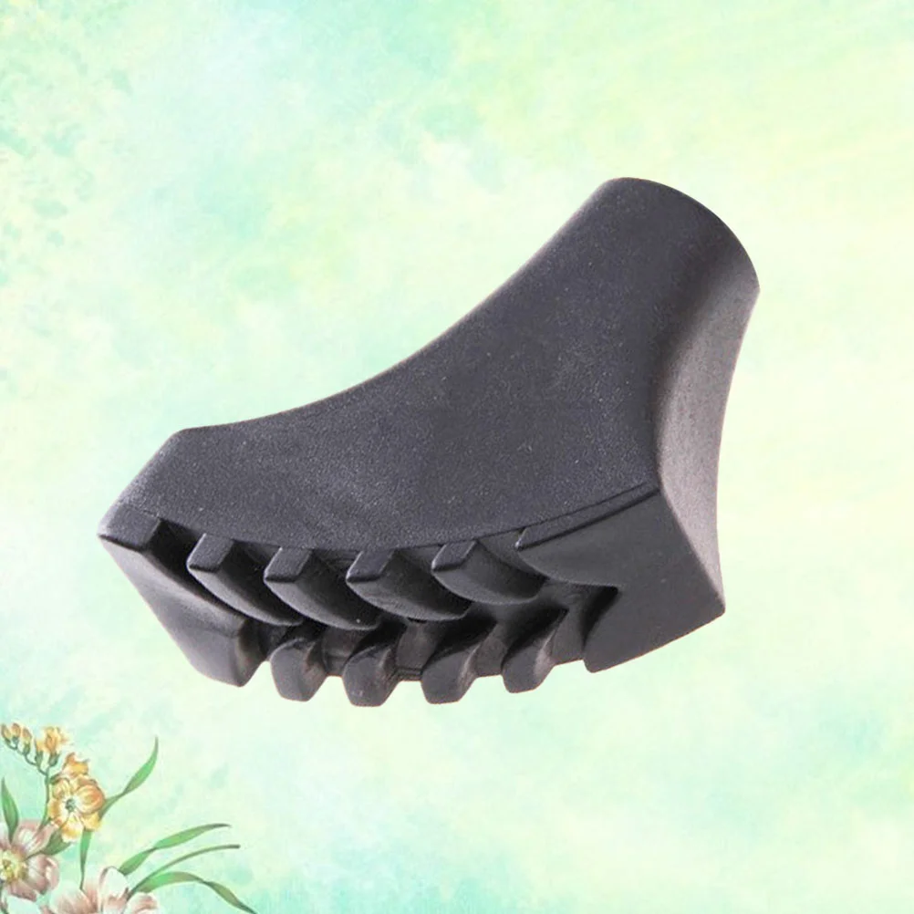 

Rubber Trekking Pole Tips Replacement Rubber Tip for Trekking Poles Heavy Duty Thickened Pole Tip Protectors Absorbing Adds