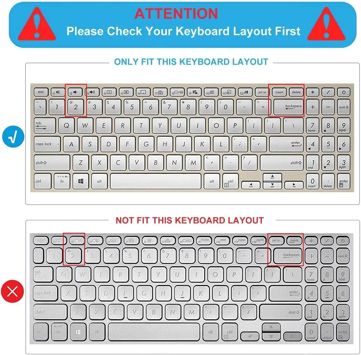 Keyboard Cover Protector Skin Covers Silicone For Asus Vivobook S15 S532f S532fl S532 S530 S531 S531f S531fl 15.6 Inch