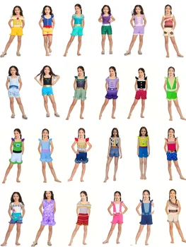 Softest Princess Inspired Jumpsuit Magical Holiday Trip Cruise Mouse Beauty Girl Snow Queen Sequin Tulle Sisters For 2-14Y Kids