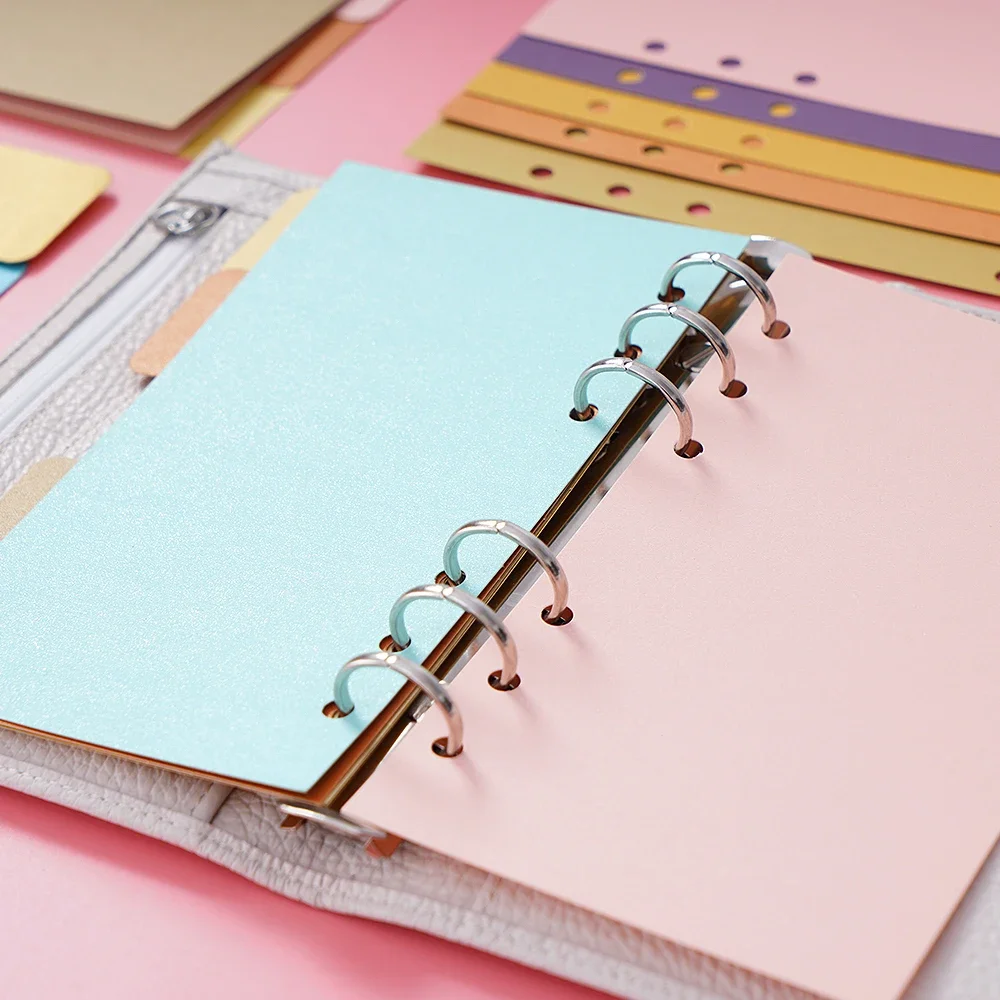 5 pcs/set Binder Index Dividers A5/ Personal size Notebook Inner Pages Separator Diary Planner Paper Category Pages Stationery 2