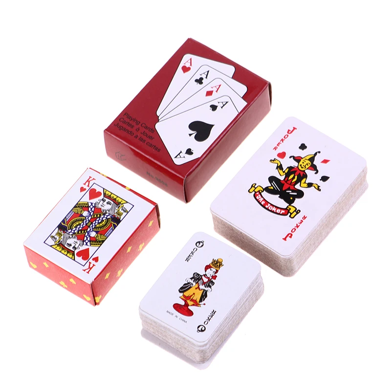 Dollhouse Miniature Poker Card | Miniature Kawaii Accessories - 1set ...