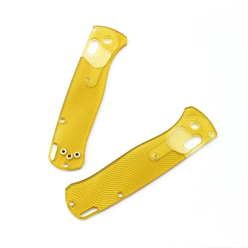 

1 пара прозрачных шаблонов для ножей Ultem PEI Line, нашивки с рукояткой для подлинной скальной Бугги 535, рукоятка для ножей, сделай сам