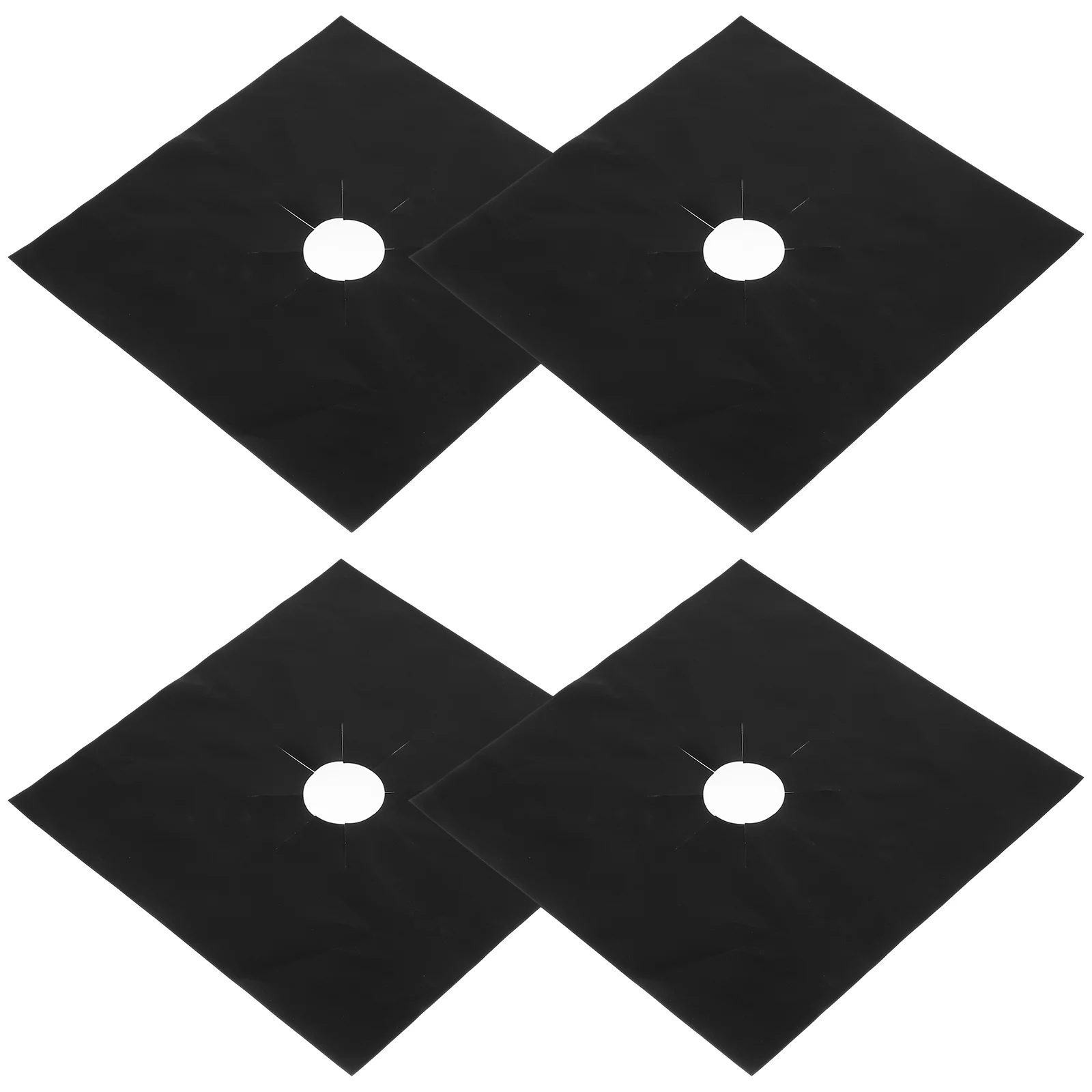 Kitchen Stove Mat Home Essentials Gas Protector Household Covers Burner Liner Range Glass Fiber Liners Supplies 4 Pcs