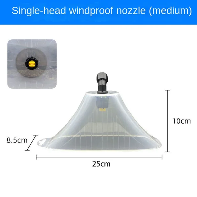 Sprayer Windproof Cover Windproof Spray Nozzle Agricultural Electric Electric Sprayer Nozzle Fan Shaped Design For Agricultural 5