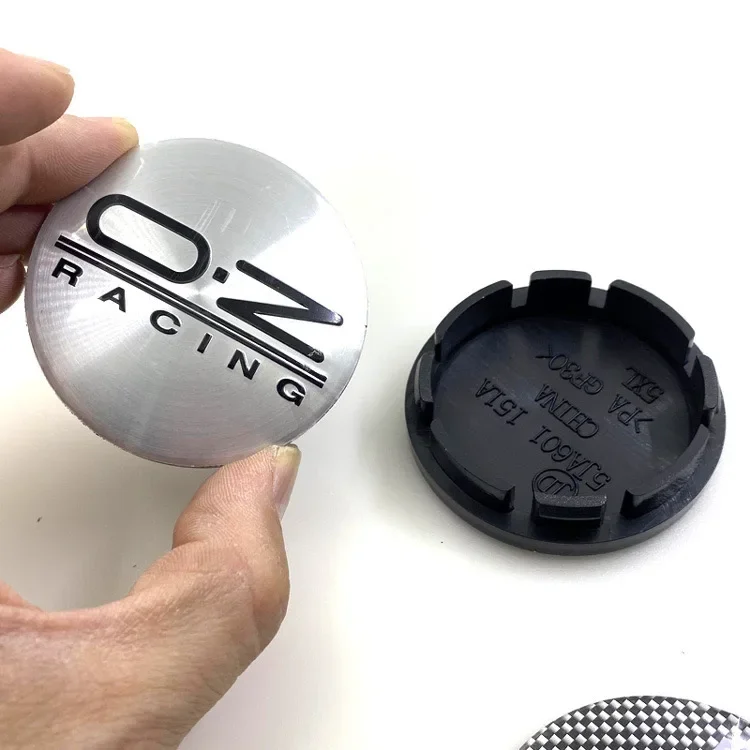 56mm OZ Wheel Hub Center Caps Car Badge Emblem Rim Dust-Proof Cover Auto Replacement Parts Accessories 4pcs