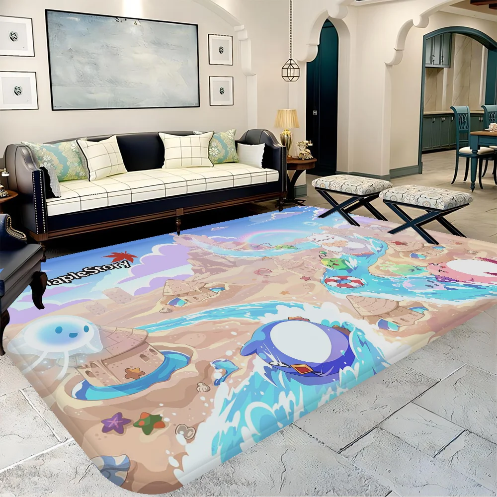 Game Maplestory Long Rugs Nordic Style Home Doormat Bathroom-Toilet Mats Bedroom Hotel Decor Mat 6