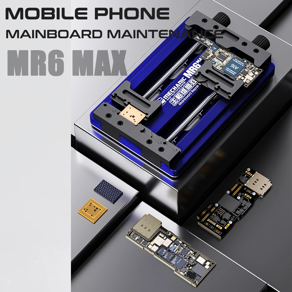 MECHANIC MR6 Max Fixed Fixtures Biaxial Fixture Thermostability Anti-static for iPhone Motherboard IC Chip Soldering Repair Tools