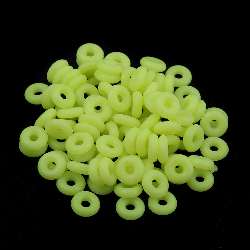 100pcs Colorful Silicone Positioning Beads for DIY Jewelry and Accessories