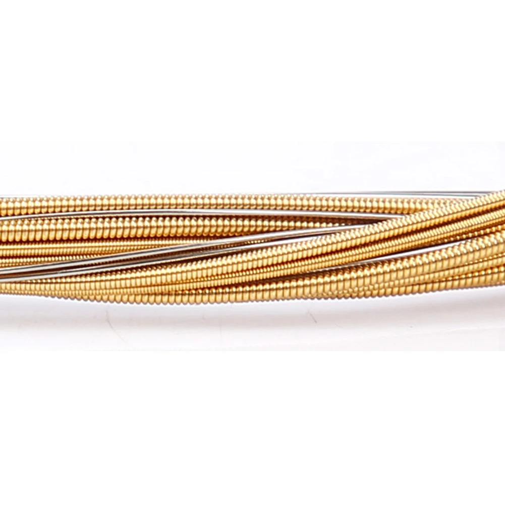 Lyre Harp Lyre Strings Outdoor Street Concert 1 Set 15-24 String Brass Nylon Replacement Shiny Color Beginners
