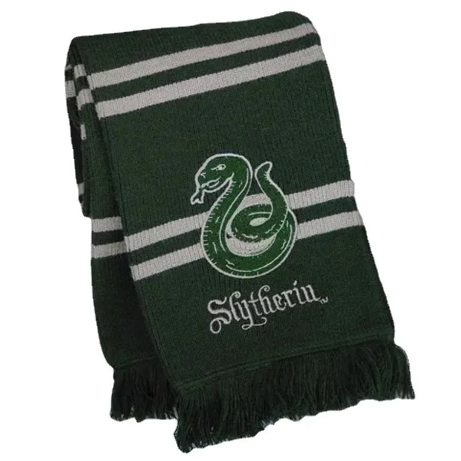 New Children's Adult Gryffindor Scarf Ravenclaw Hermione Long Scarf Slytherin Hufflepuff Women's Men's Warm Holiday Gift