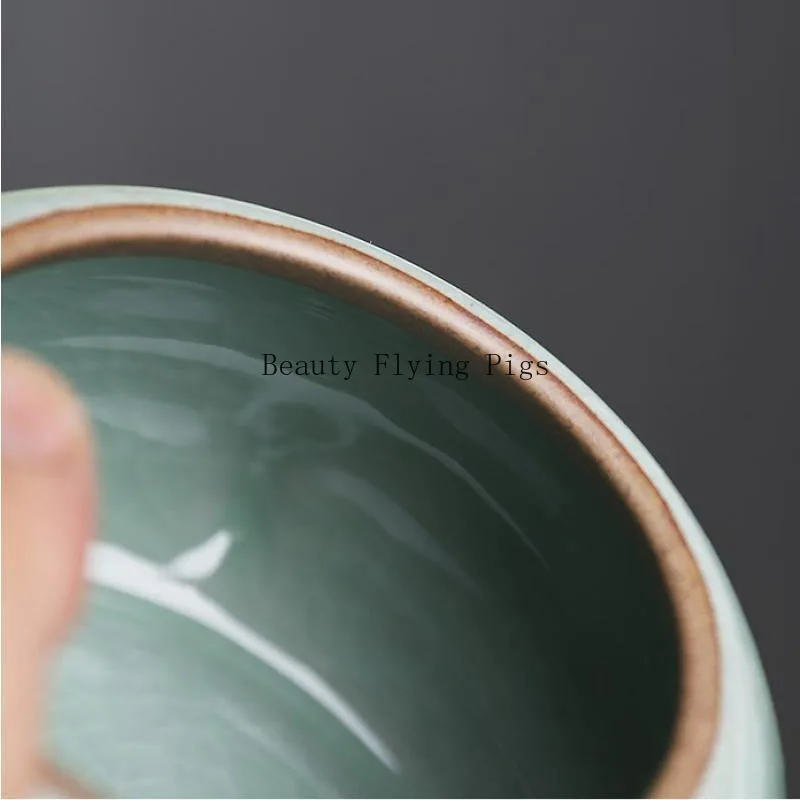 1 ceramic animal shaped storage jar classic cat candy tea dried fruit moisture-proof storage jar