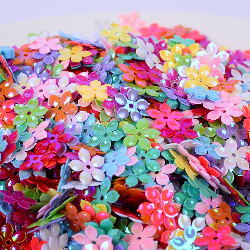 

10g/lot Flower Loose Sequins for Crafts Making Paillettes DIY Sewing Wedding Women Garments Accessories Glitter Sequin Craft 9mm