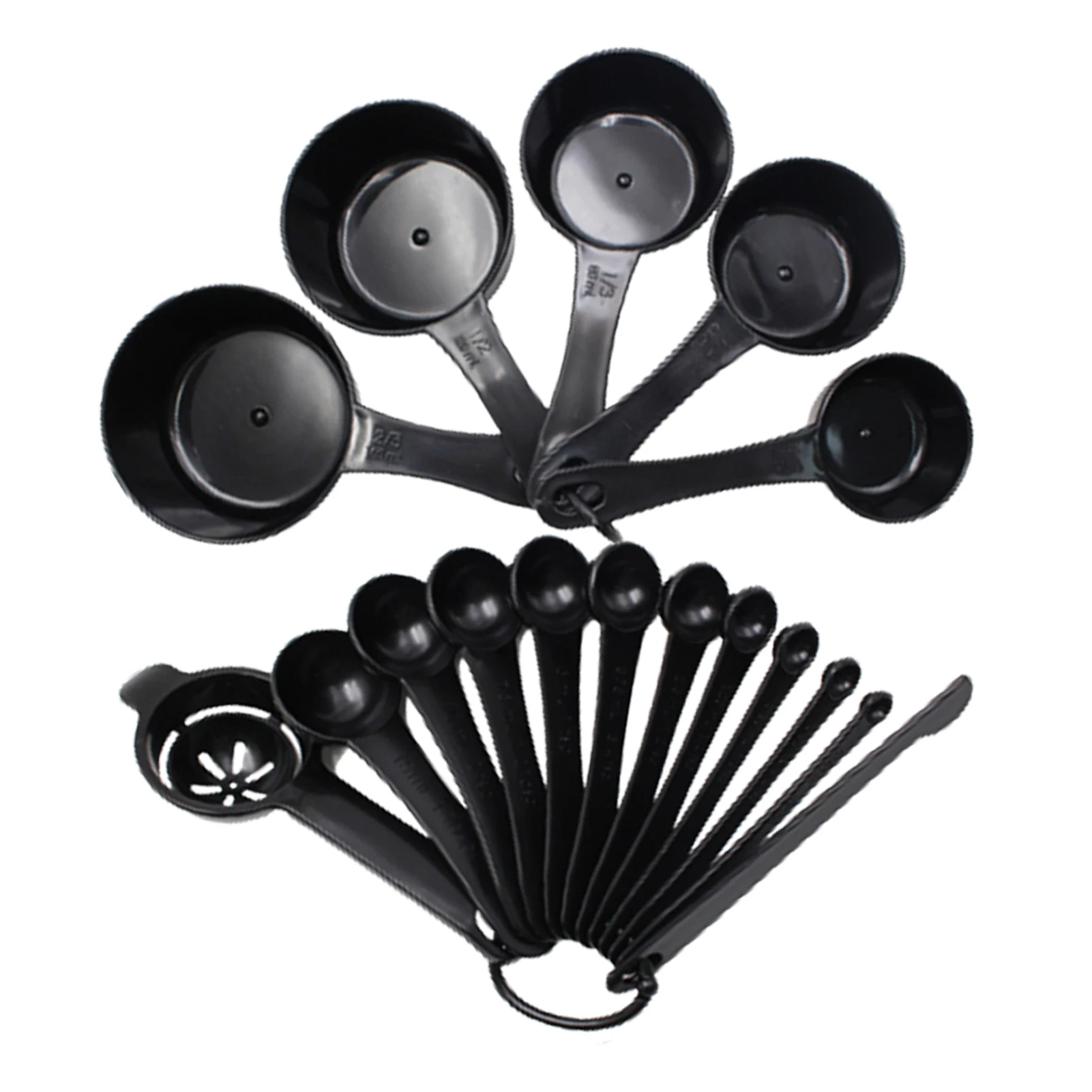 17pcs Black
