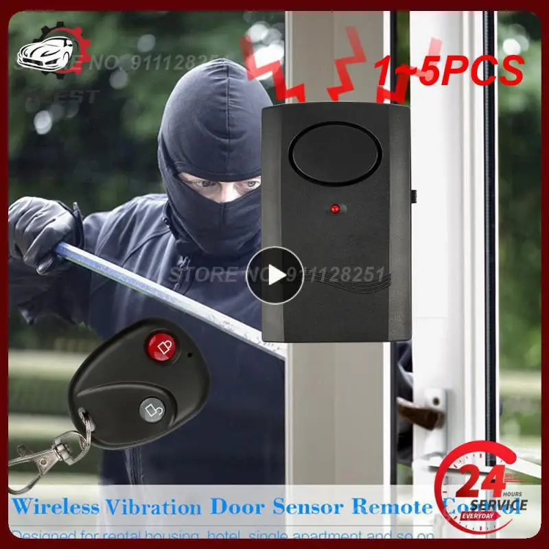 

1~5PCS 120db 9V Alarm For Motorcycle Motorbike Scooter Anti-Theft Alarm Security System Door Window Universal Wireless Remote
