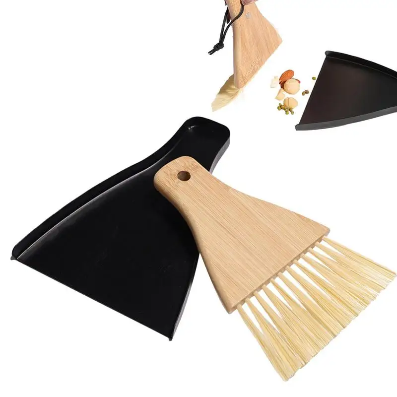 

Настольная мини-щетка для чистки, портативная маленькая ручная щетка и пылесборник, комбинированная щетка для домашней уборки, удаления инфекции, товары для дома