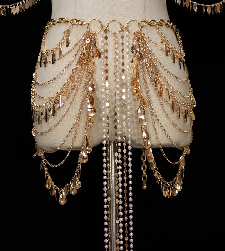Body Jewelry Tassel Hanfu Body Accessories Alloy Body Chain  display picture 3