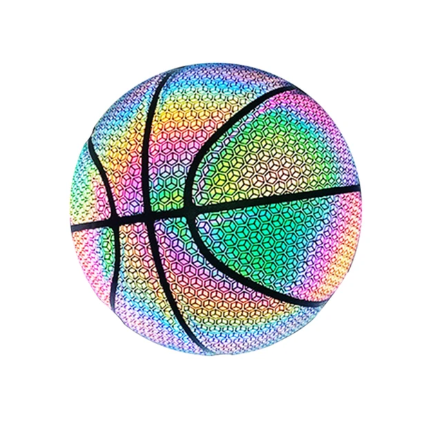Holographic Glowing Reflective Basketball  Holographic Reflective Basketball  Ball - Basketball - Aliexpress