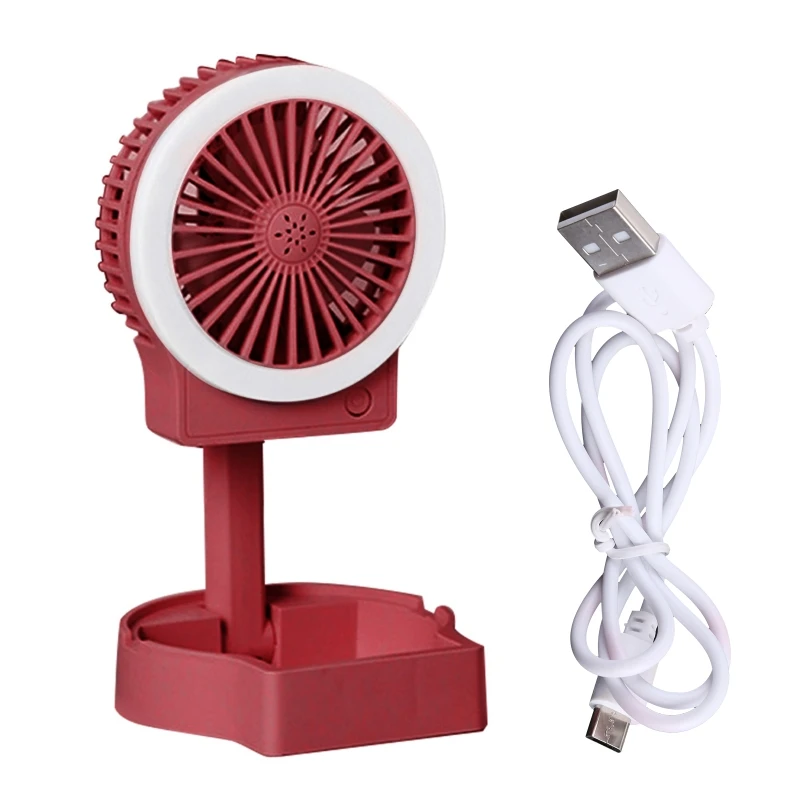 

Mini USB Desk Fan 3 Speed Small Desktop Table Quiet USB Fan for Indoor Outdoor