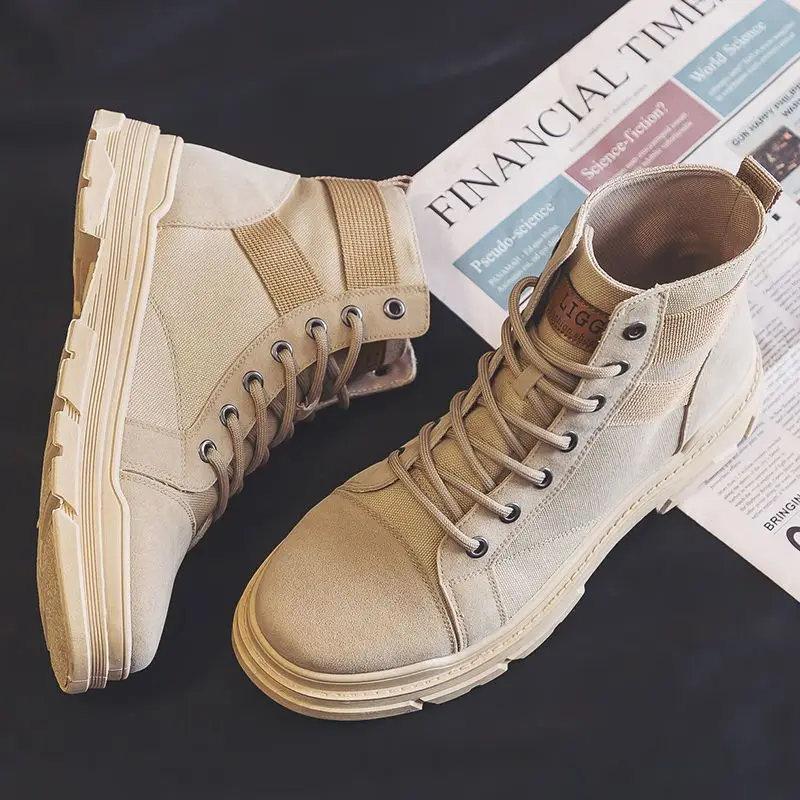 

Men's Shoes Camo Martin Boots Men's Work Wear Casual Short BootsCamouflage Boots Desert Boots Men Ankle Outdoor Men Boot 2024