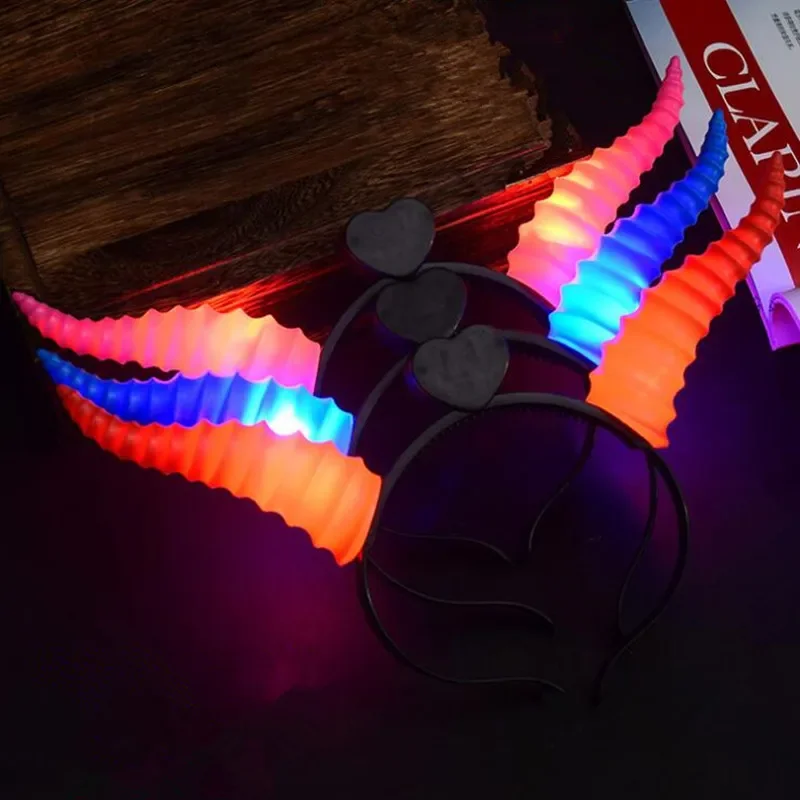 1pcs Women Kids Light up LED Party Glow Flower Headband Crown Wreath Cat Bunny Ear Hairband Birthday Gift Wedding Festival